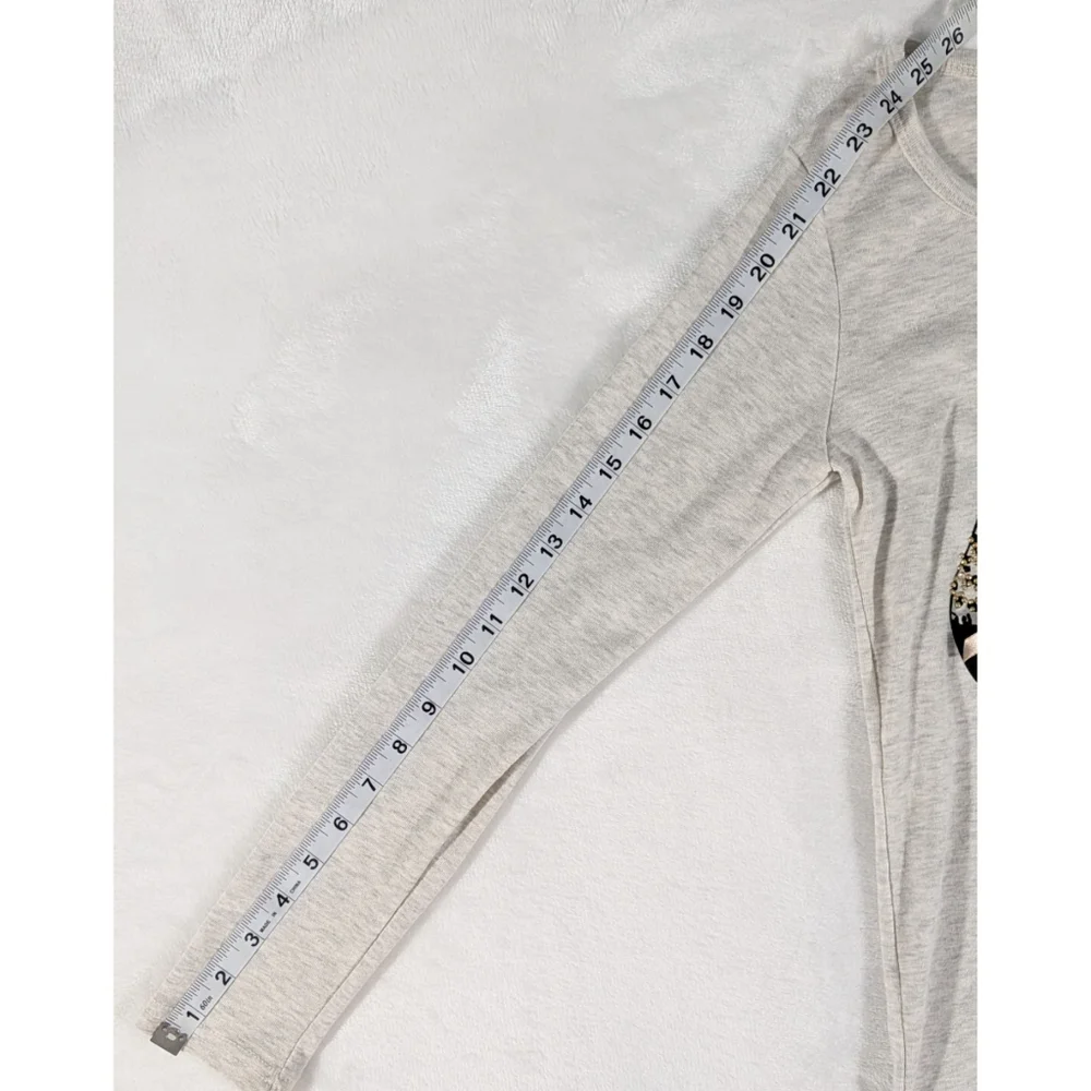 ❤️ Ballet Slippers Long Sleeve Crewneck T Shirt Size XS - Picture 7 of 9